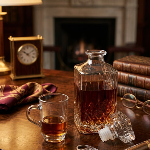 Combo Deal: 6 Piece Ada Tea Glass And Carafe Bottle