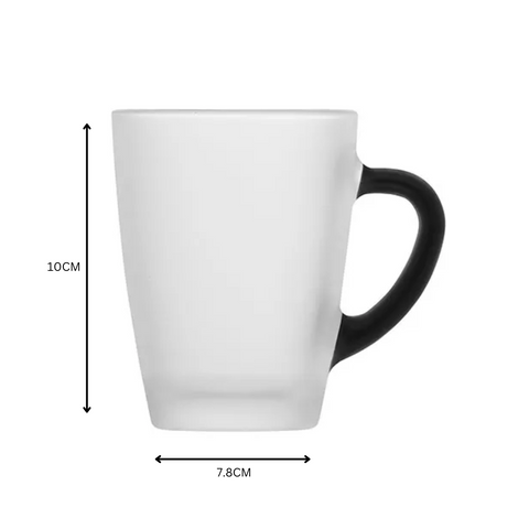 24 Piece frosted coffee glass/mug