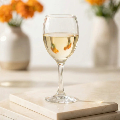 6 Piece 205ml Empire White Wine Glass