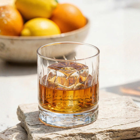 6 Piece 330ml Wave Whisky Glass