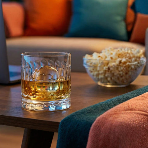 6 Piece 330ml Wave Whisky Glass