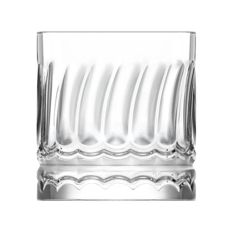6 Piece 330ml Wave Whisky Glass
