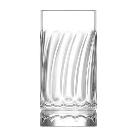 6 Piece 390ml Wave Hi-Ball Glass