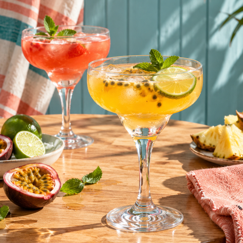 6 Piece 250ml Clear Margarita Glass