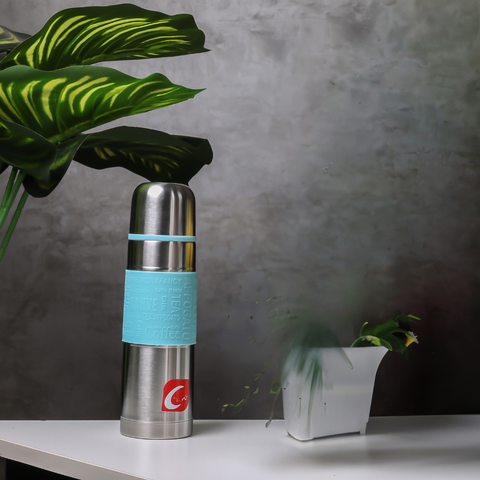 500ml Blue Stainless Steel Vacuum Flask