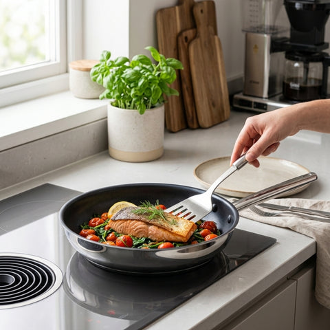 Stainless Steel 24cm Gourmet Frypan