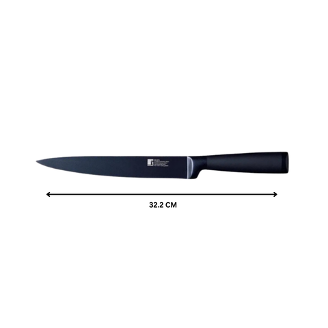 Black Blade Stainless Steel Carving Knife