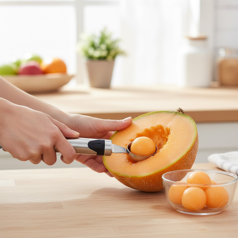 Stainless Steel Gizmo Melon Baller