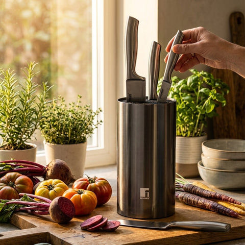 Stainless Steel Knife Stand