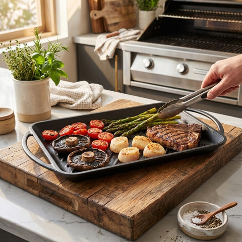 Bbq Rectangular Grill Pan