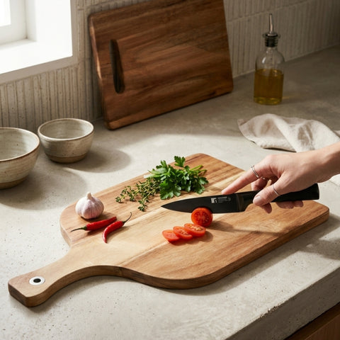 Black Blade Stainless Steel Paring Knife