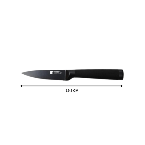 Black Blade Stainless Steel Paring Knife