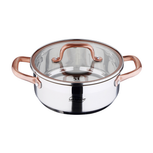 Casserole Pradel Estia 20 Cm En Fonte D'Aluminium - Compatible Induction, 2.3 Litres, Lavable Au Lave-vaisselle