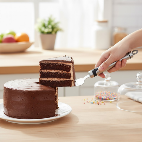 Stainless Steel Gizmo Cake Server