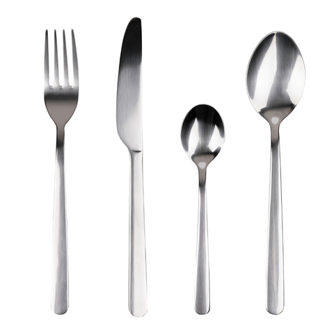24 Piece stainless steel cutlery set