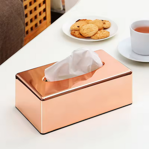 Rose Gold Tissue Box