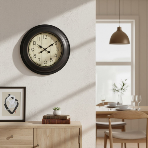Round Antique Wall Clock