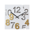 Square 3d wall clock 