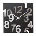 Square 3d wall clock 