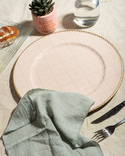 Pink Antique Underplate