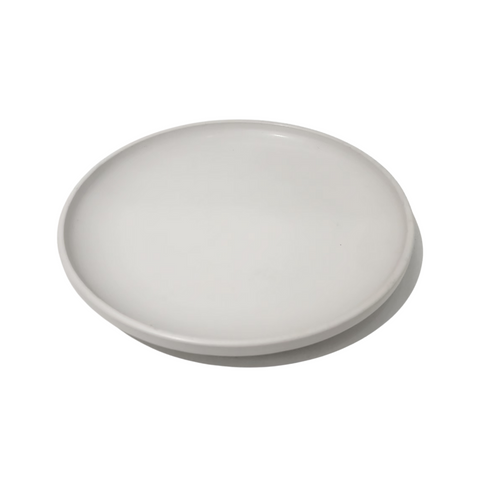 Floop Round Matt 8 Inch Round Matt Cream Straight Edge Side Plate – Standard Gifts