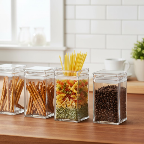 1.3 Litre Prism Simple Square Canister