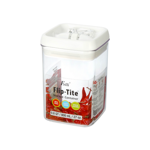 800ml Acrylic flip tite storage container