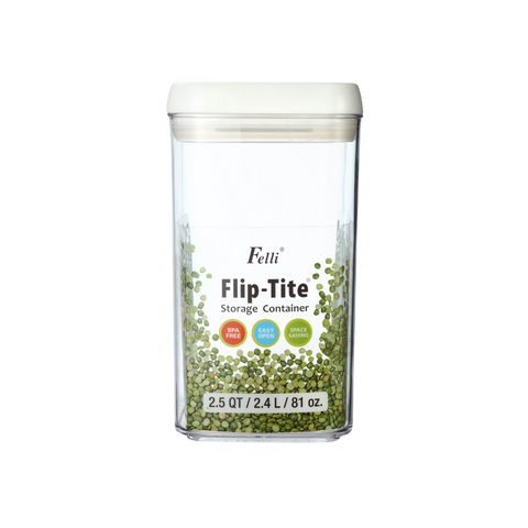 2.4 Litre acrylic flip tite storage container