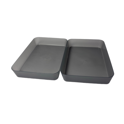2 Piece Grey Drawer Organisation