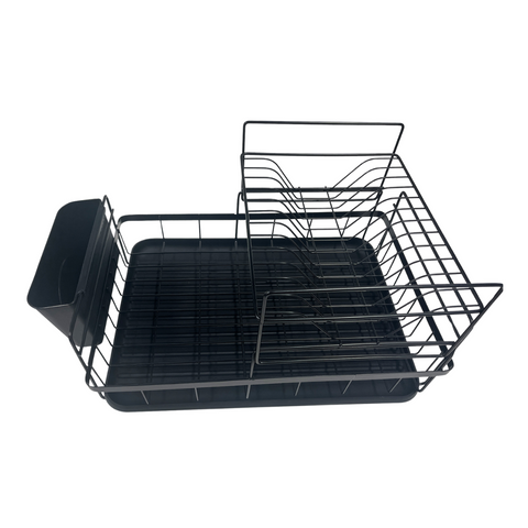 Tazzy 2 Level Black Dish Rack