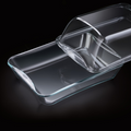 8.6 Litre rectangular glass casserole with lid