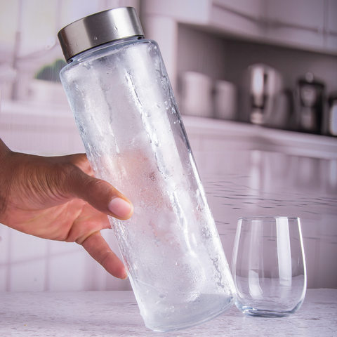 Simax 1 Litre Glass Water Bottle