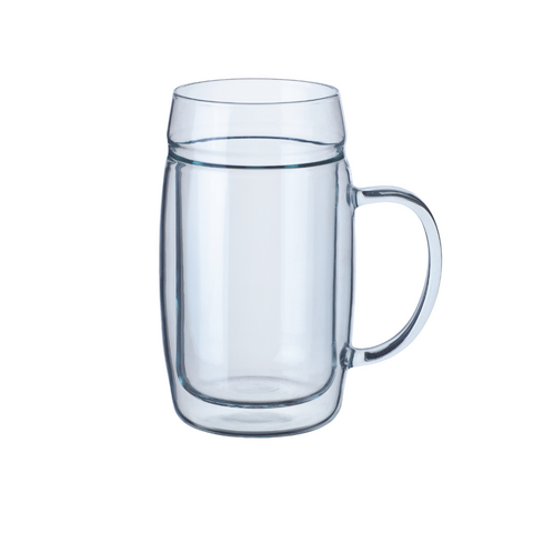 0.5 Litre double wall beer glass