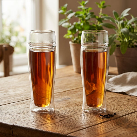 2 Piece Double Wall Beer Glass