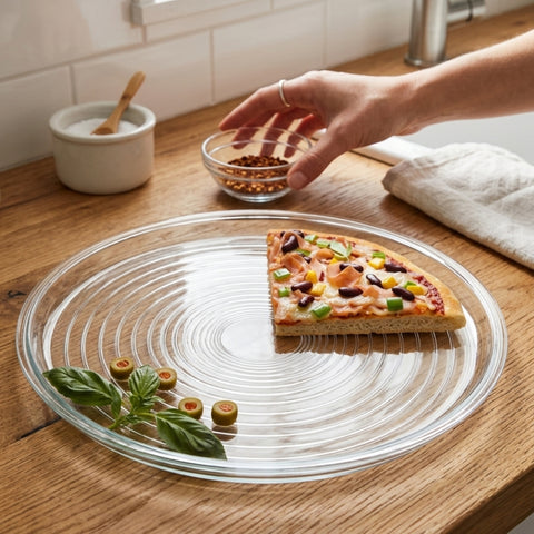 32cm Glass Pizza Pan