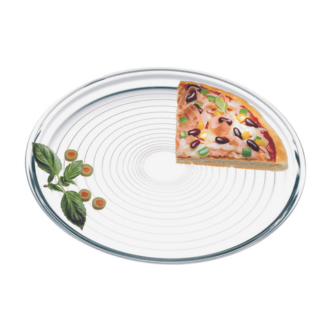 32cm Glass pizza pan