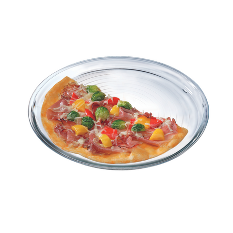 32cm Glass pizza pan