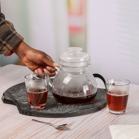 1 Litre Eva Glass Tea Pot