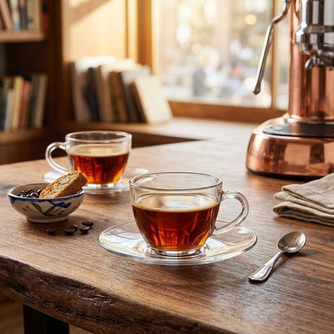 4 Piece Cup & Saucer