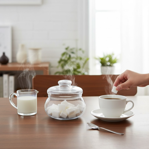 0.5 Litre Glass Sugar Bowl