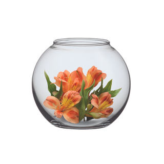 21.5cm Globe Glass Vase