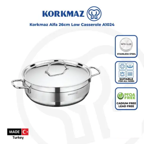 26cm Alfa Low Casserole