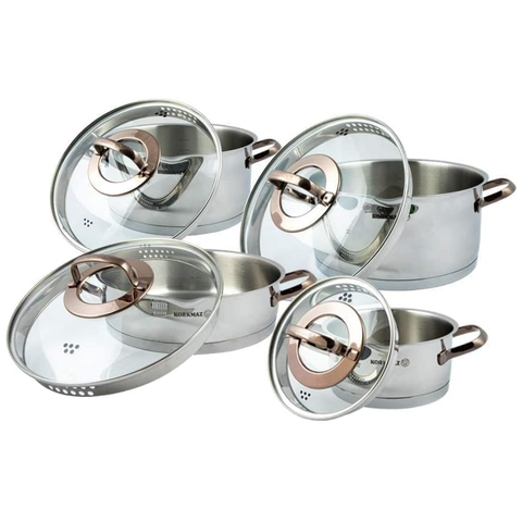 8 Piece Rosanna Cookware Pot Set