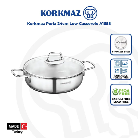 24cm Perla Low Casserole