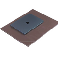 Brown leather deskpad