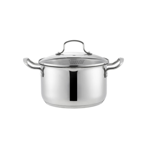 22cm Deep Casserole With Glass Lid