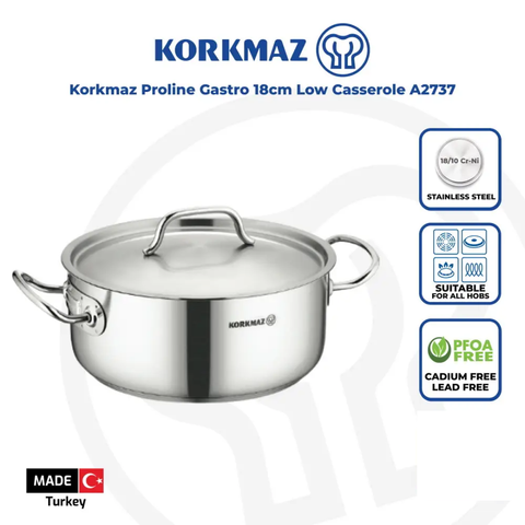 18cm Proline Gastro Low Casserole