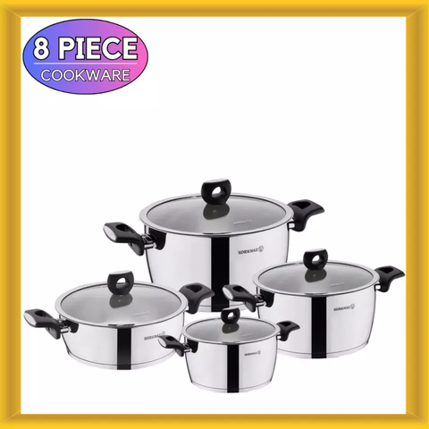 8 Piece Nora Cookware Pot Set