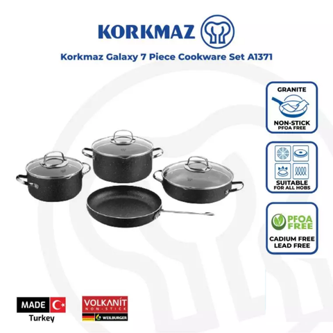 7 Piece Galaksi Cookware Pot Set