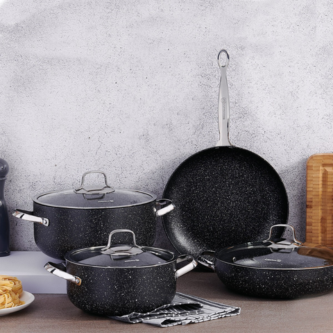 7 Piece Galaksi Cookware Pot Set